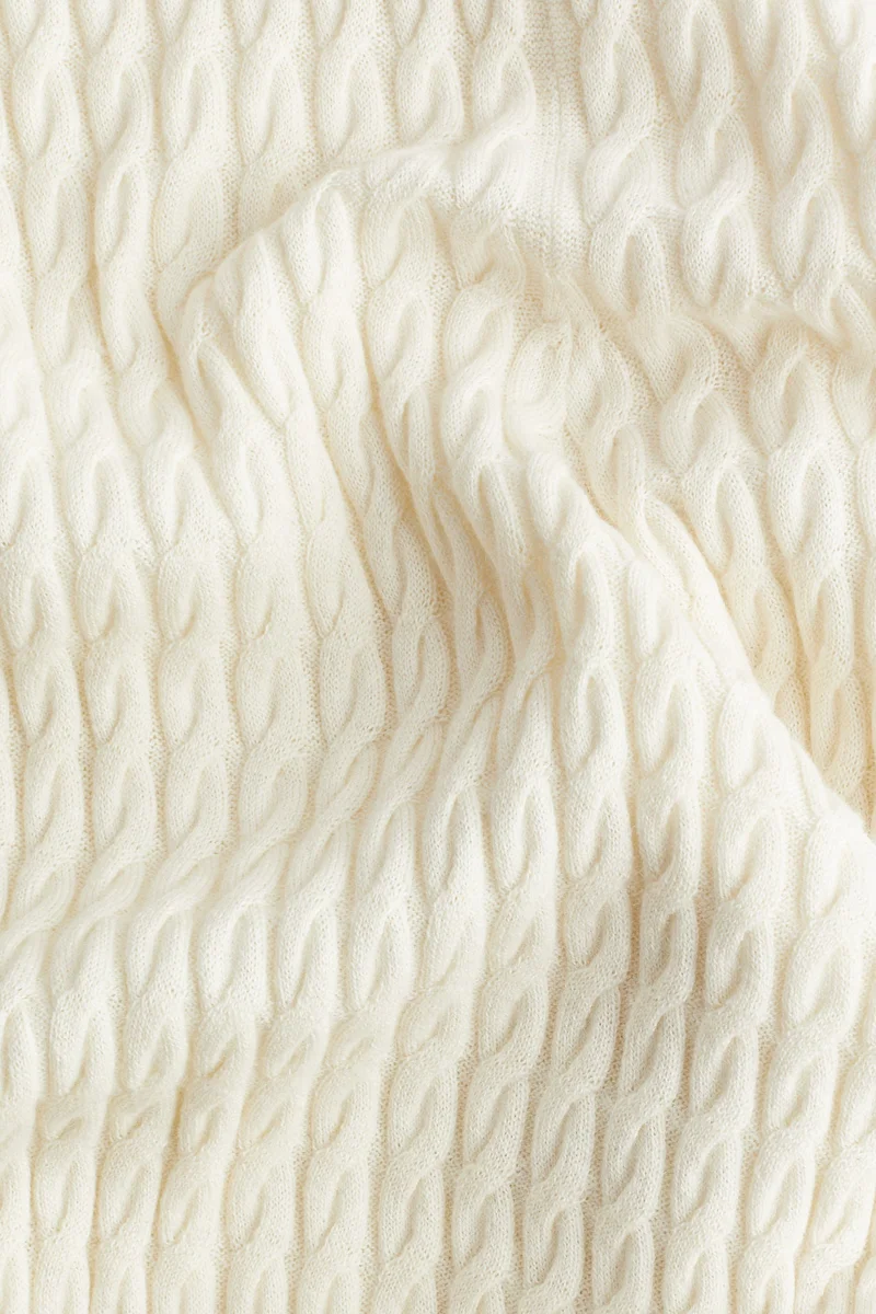 اتش اند ام بنطلون من نسيج الكشمير المحبوك