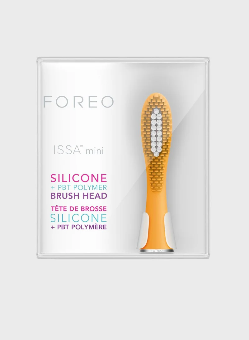 FOREO ISSA Mini Hybrid Brush Head Mango Tango