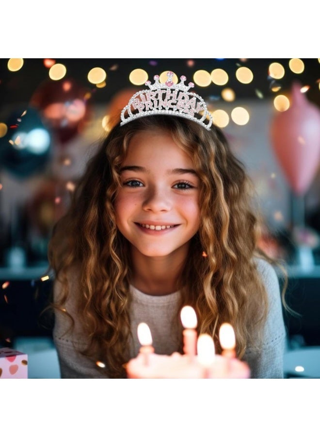 عيد ميلاد الأميرة التاج، الراينست تيارا والكريستال الرأس، البنات حزب الديكورات الهدايا - Image 4