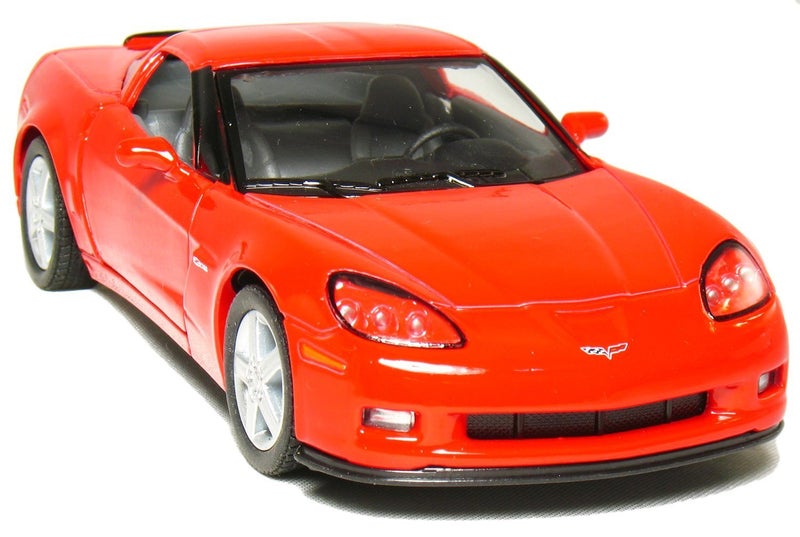 KiNSMART 2007 Corvette Z06 5inch 1:36Scale Die Cast Metal Model Toy Cars RED - Image 4