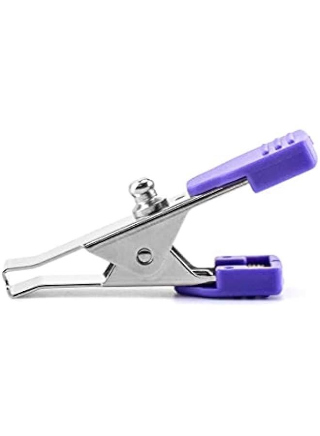 Arabest Veterinary Electrode Clip, 5 Pack Universal Accurate EKG/ECG Limb Clip Multi-Function Clamp Adapters for Electrode Resting Tabs, Snap Pinch Needle Banana  - Image 2