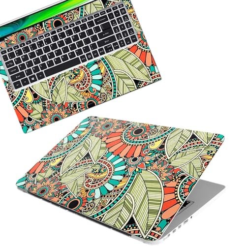 Inkykart DSGN 110 Full Body Laptop Skin Bubble-Free| Laminated| Removable| HD Quality Sticker for Laptops Upto 15.6 Inches Compatible with Hp/Dell/Acer/Lenovo/Asus etc. - Image 1