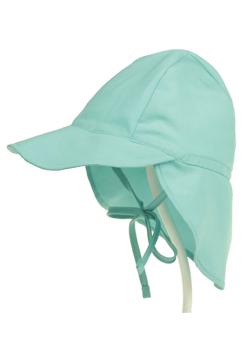 Kids UV Protection Sun Hat Toddler Summer Beach Wide Brim Hat,Green,L - Image 2
