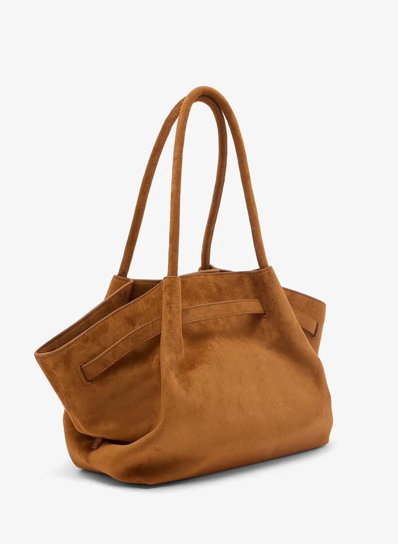 جي دبليو بي حقيبة يد هانا متوسطة من الجلد الصناعي - حصري لدى نمشي