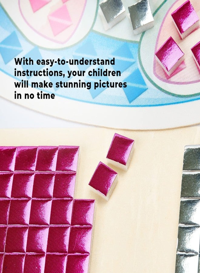 ALEXES Mosaic Sticker Art Kit for Kids - Sticky Number Poster - Stick Together Sticker Set 3 - Image 5
