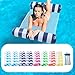 Auspicious Rain 8 Pack Pool Hammock Upgrated Water Pool Floats 4in1 Hammock Saddle Lounge Chair Drifter MultiPurpose Water Pool Float NonStick PVC Material - Image 3