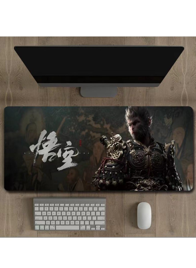 General Black Myth Goku Game Mouse Pad Peripheral Large Poster Black Goku Internet Cafe Gaming Mouse Pad  - Image 1