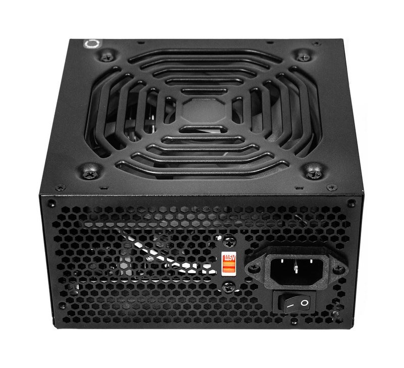 APEVIA مزود طاقة Apevia RAPTOR500W رابتور 500 واط ATX مع مروحة سوداء 120 مم - Image 3