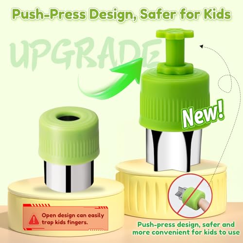 Olanrun Kids Safe Knife Set for Real Cooking 19Piece Toddler Knife Cooking Set Montessori Kitchen Tools Toys Ages 312 BPAFree DishwasherSafe Christmas Birthday Stocking Stuffer Gifts - Image 5