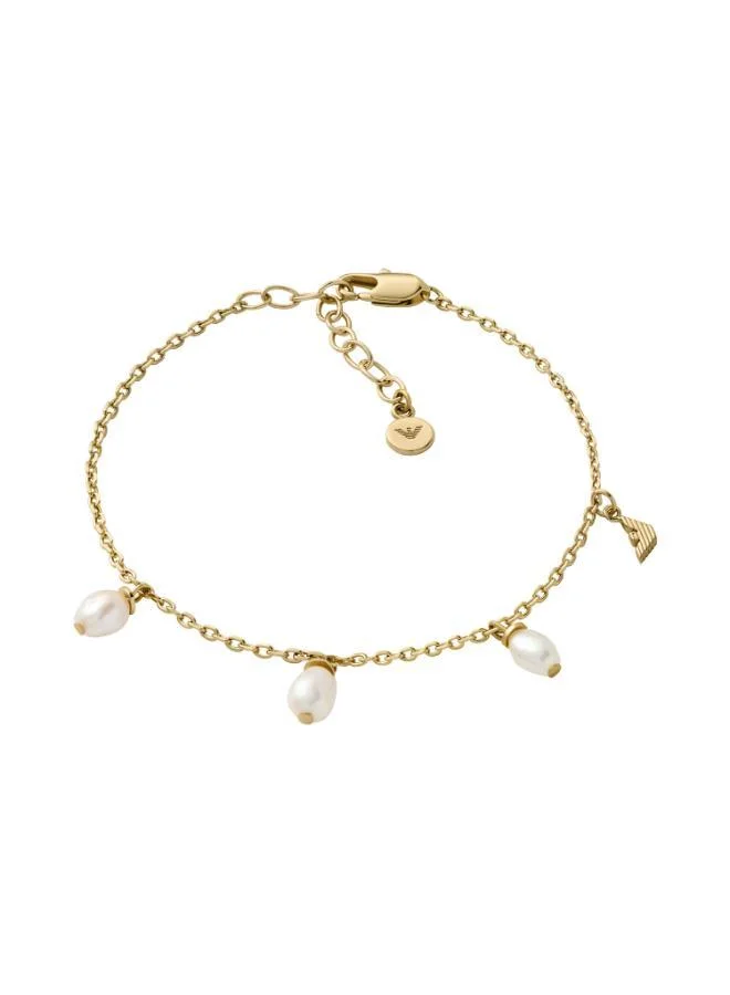 Gold-Tone Brass Bracelet