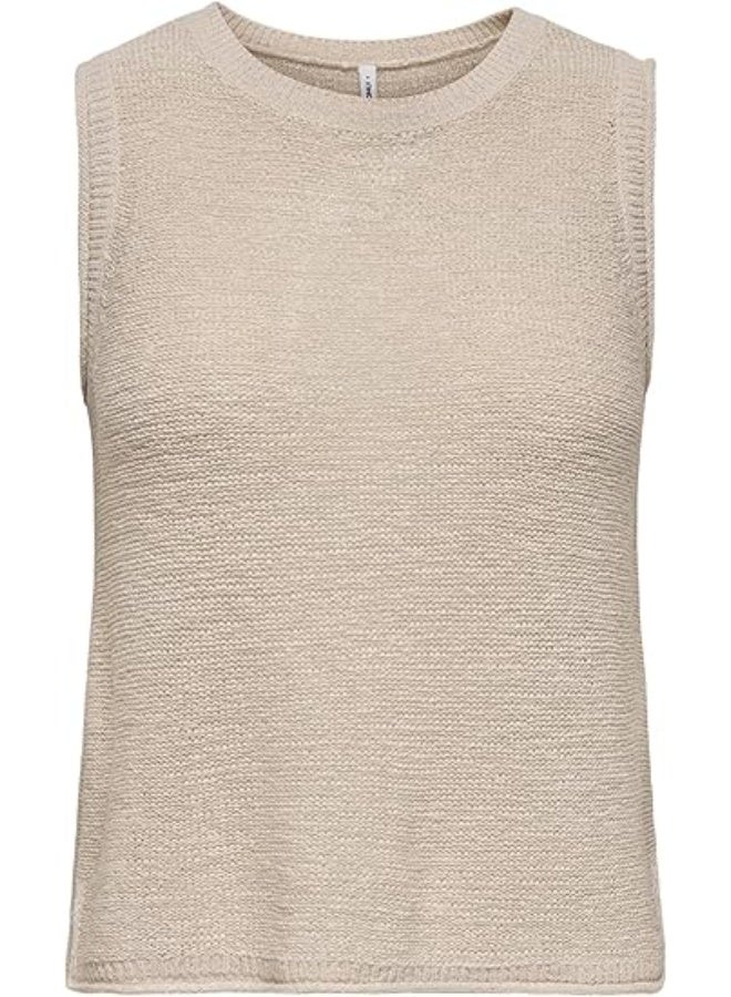 ONLY ONLSUNNY O-NECK TANK TOP KNT NOOS - Image 1