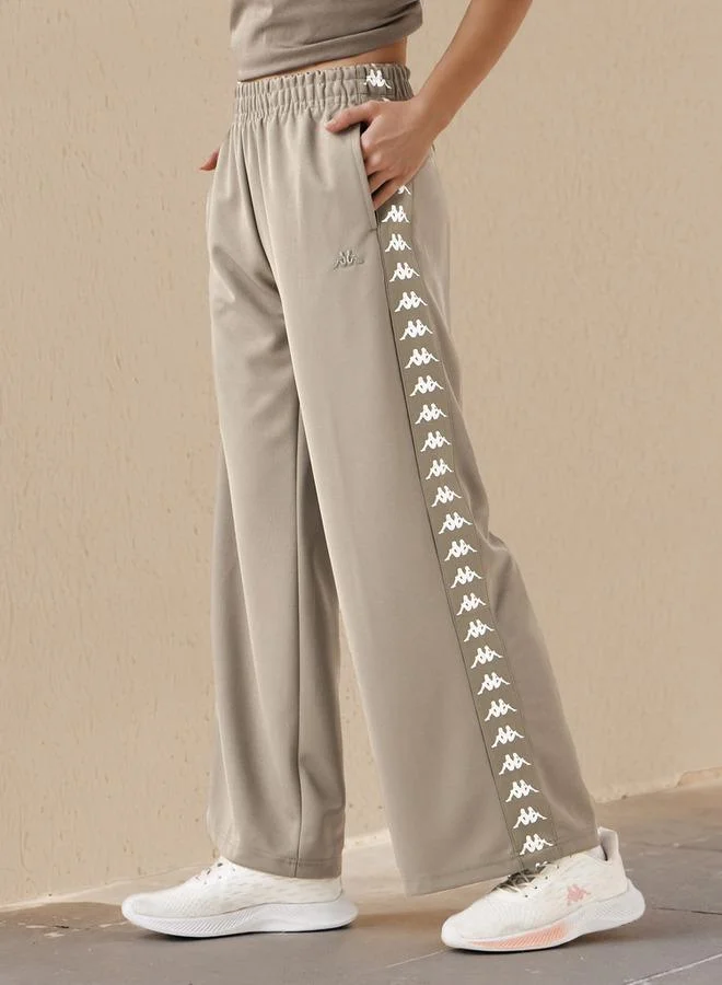 Kappa Kappa Women Side Tape Print Track Pants