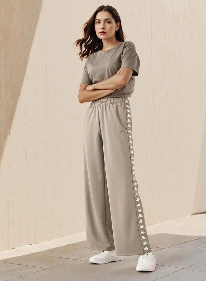 Kappa Kappa Women Side Tape Print Track Pants