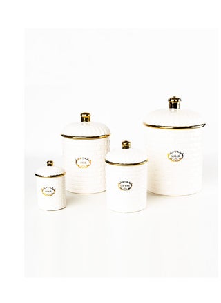 Gold/white