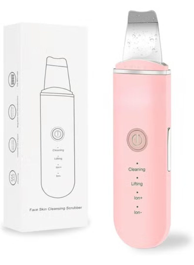 Face Skin Scrubber & Skin Spatula - 4-in-1 Blackhead Remover & Deep Pore Cleaner Tool with 4 Modes - Professional Facial Scrubber for Daily Cleansing - Image 1