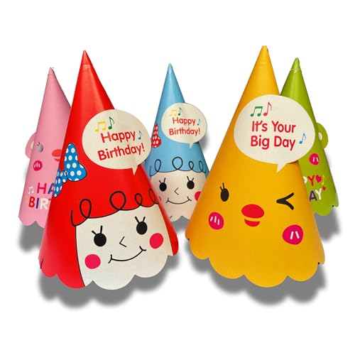 Festi Duck Kawaii Theme Caps Pack of 10 – Durable, comfortable, and eye-catching party hats with adjustable fit, perfect for birthdays, costume parties, and fun events. - Image 1