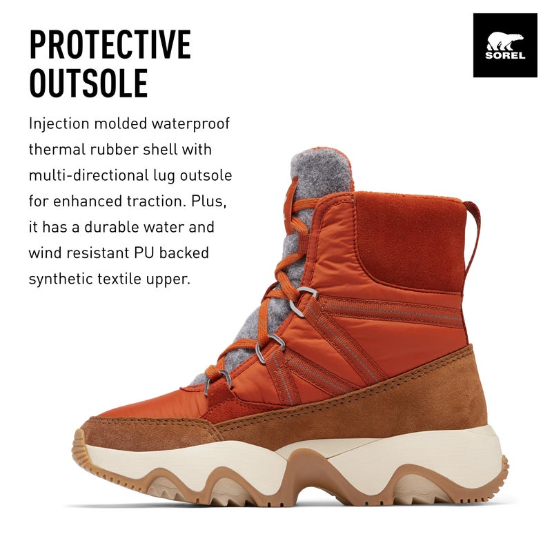 SOREL Women's Kinetic Impact Sport Waterproof Boot - Sanguine, Velvet Tan - 8.5 - Image 3
