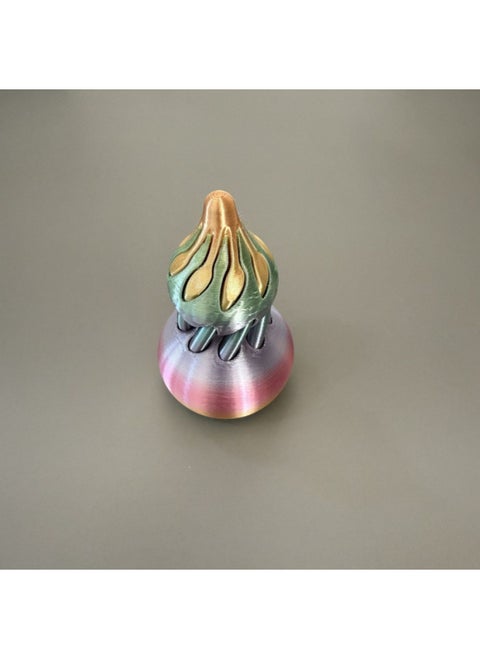 2025 Explosions Creative 3D Printing Decompression Gourd Finger Toy High Color Value Interesting Spiral Cone-Color:Rainbow Color [spiral Gourd] - About 5-5.5cm