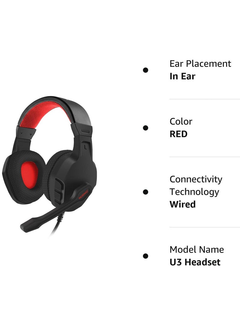 NUBWO - U3 E-Sports Gaming Wired Computer Headset - Image 1