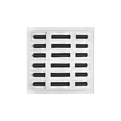 BUILDMART - 12x12 Modern AC Vent Cover - Decorative White Aluminum Air Vent - Standard Linear Slot Diffuser - Heating and Cooling Register Grille for Ceiling, Walls & Floors - Texas Buildmart - Image 2