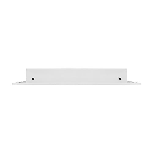 BUILDMART - 12x12 Modern AC Vent Cover - Decorative White Aluminum Air Vent - Standard Linear Slot Diffuser - Heating and Cooling Register Grille for Ceiling, Walls & Floors - Texas Buildmart - Image 3