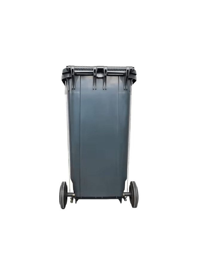 Majal Al Arabia - Pedal Bin ( 100 liters ) Grey with Tires - Image 1