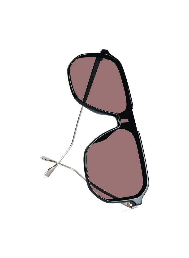 Woggles Red Pappy Aquila Brown Aviator Sunglasses