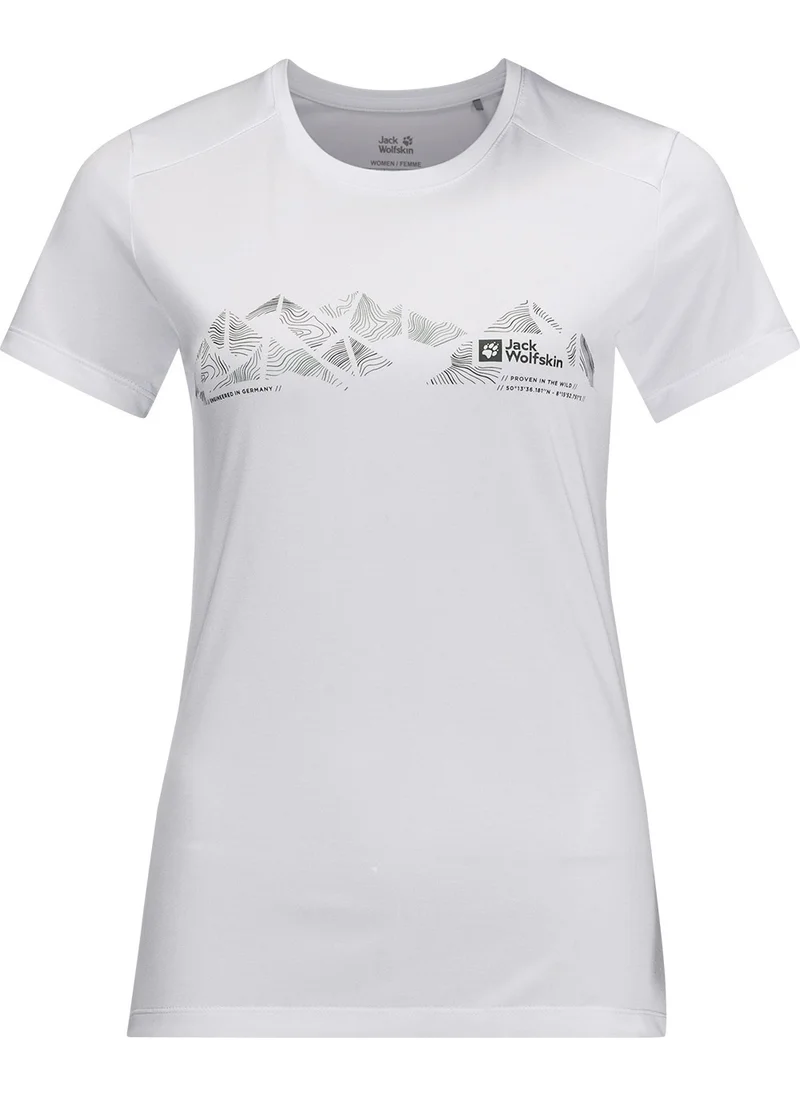 جاك ولفسكن Crosstrail Graphic Women's T-shirt 1807213_5195