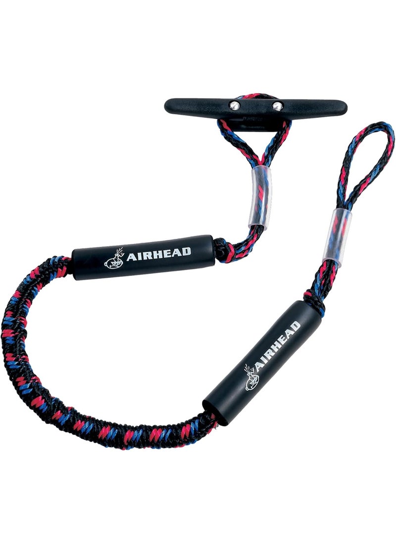 Airhead AIRHEAD AHDL-5 Bungee Dock LINE 5', 5-Feet, Black/blue/red  - Image 1
