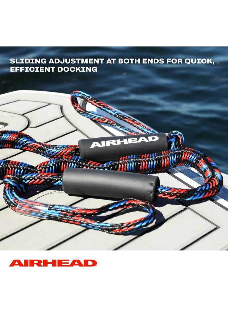 Airhead AIRHEAD AHDL-5 Bungee Dock LINE 5', 5-Feet, Black/blue/red  - Image 2