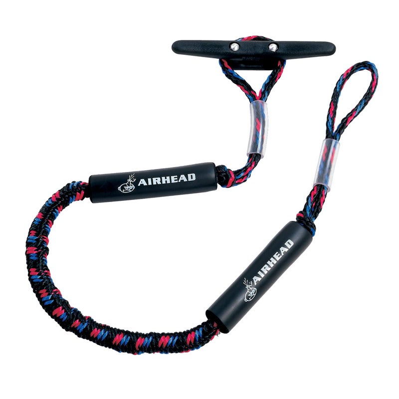 Airhead حبل ربط بونجي AIRHEAD AHDL-5 بطول 5 أقدام، أسود/أزرق/أحمر - Image 1
