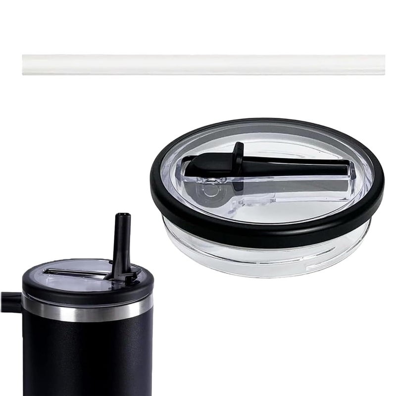 40oz Car Cup Straw Lid Replacement for Stanley Cup, Spill-Proof, 2-Pack - Image 3