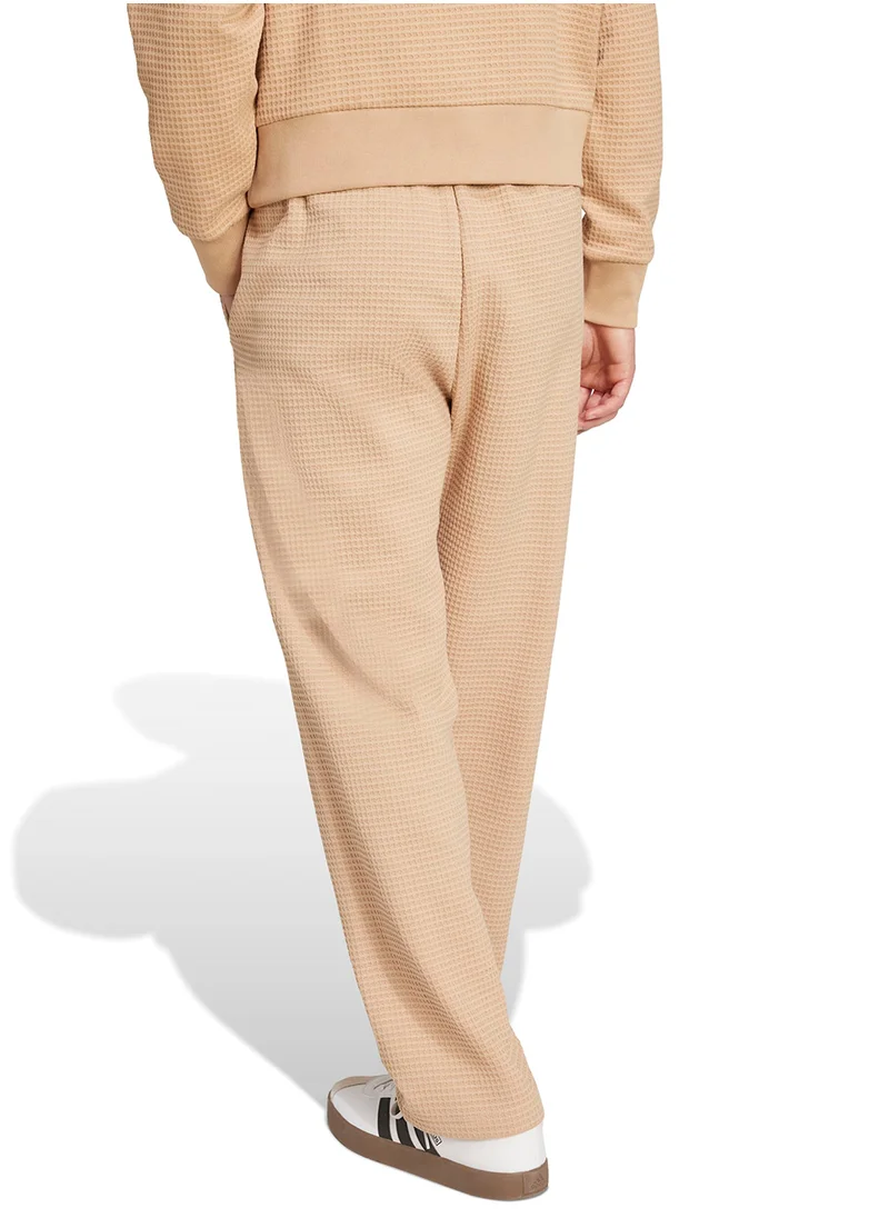 Adidas All Szn Waffle Knitted Open Hem Joggers