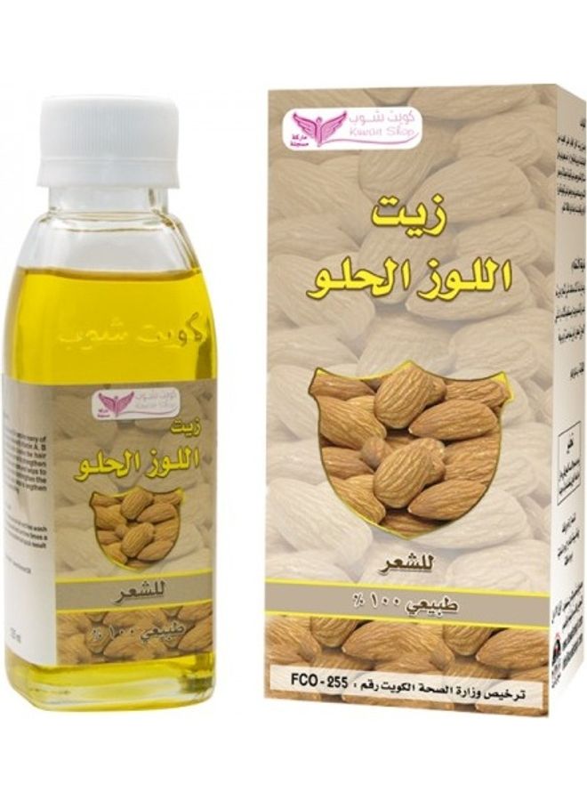 زيت اللوز الحلو شفاف 125ملليلتر