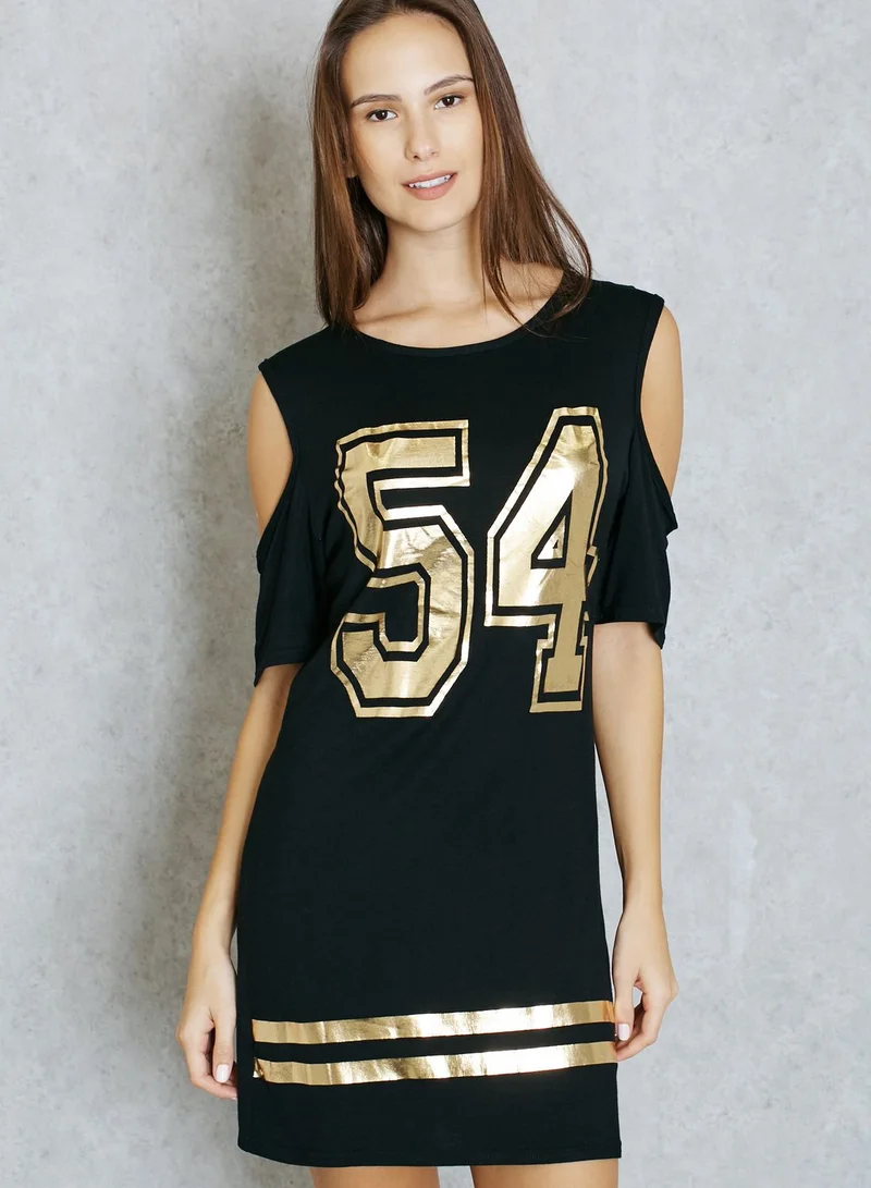 Ginger Varsity T-Shirt Dress
