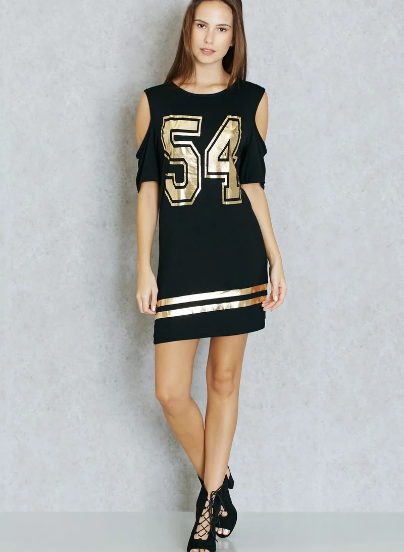 Ginger Varsity T-Shirt Dress