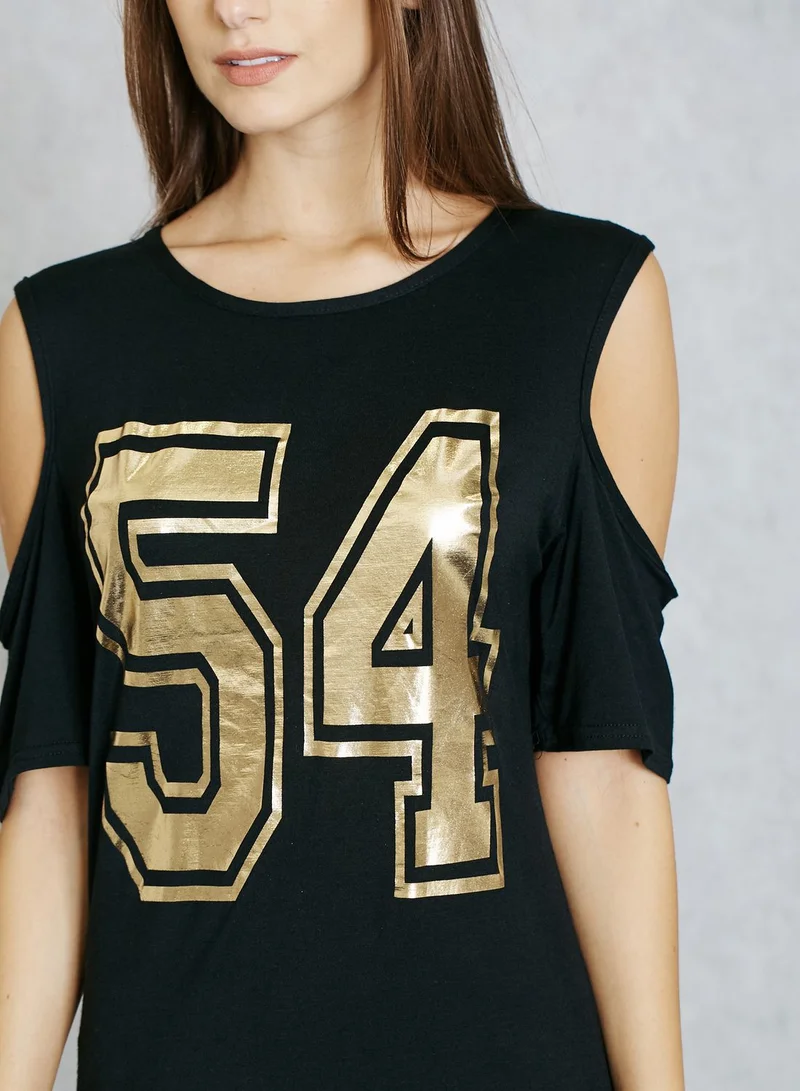 Ginger Varsity T-Shirt Dress