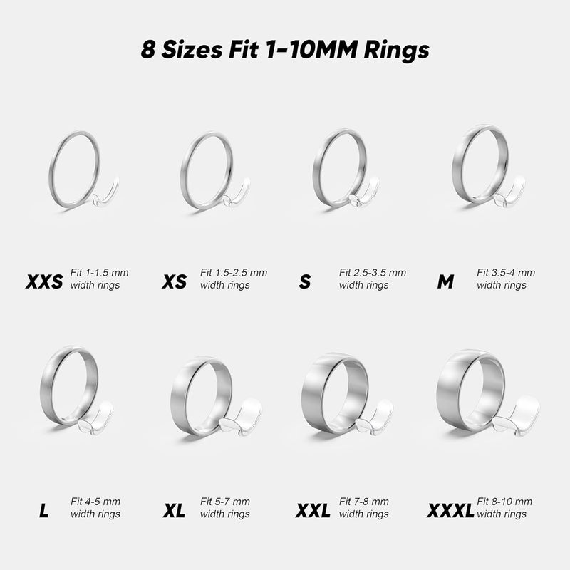Likimar Ring Size Adjuster for Loose Rings for Any Rings Ring Size Reducer Spacer Ring Guard - Image 2
