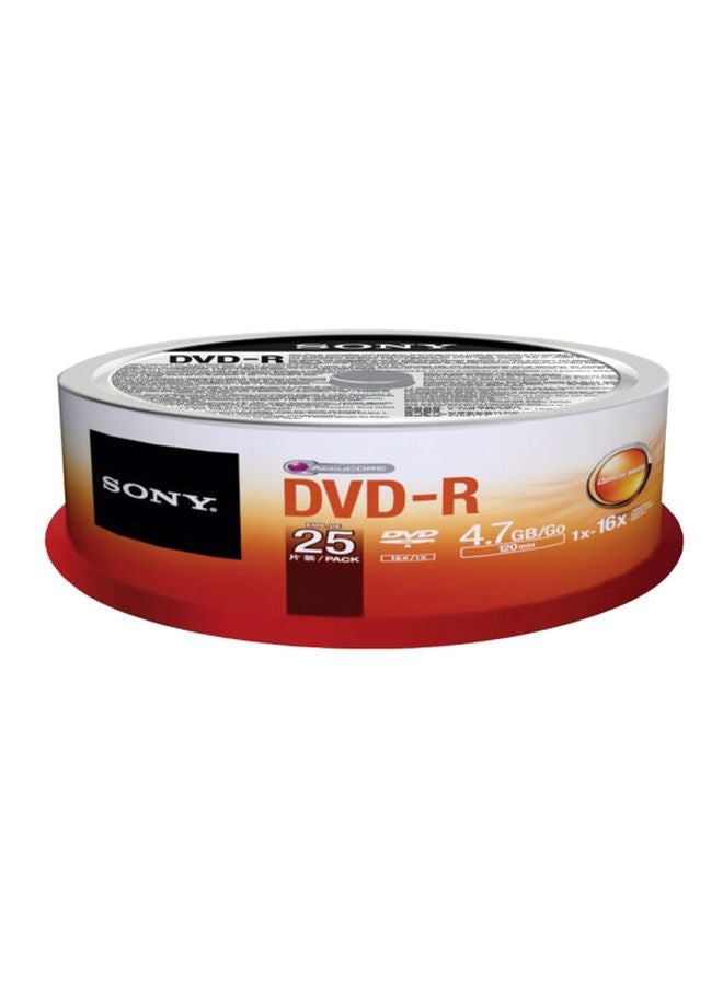 25-Piece Spindle DVD 27038466-MDS Multicolour