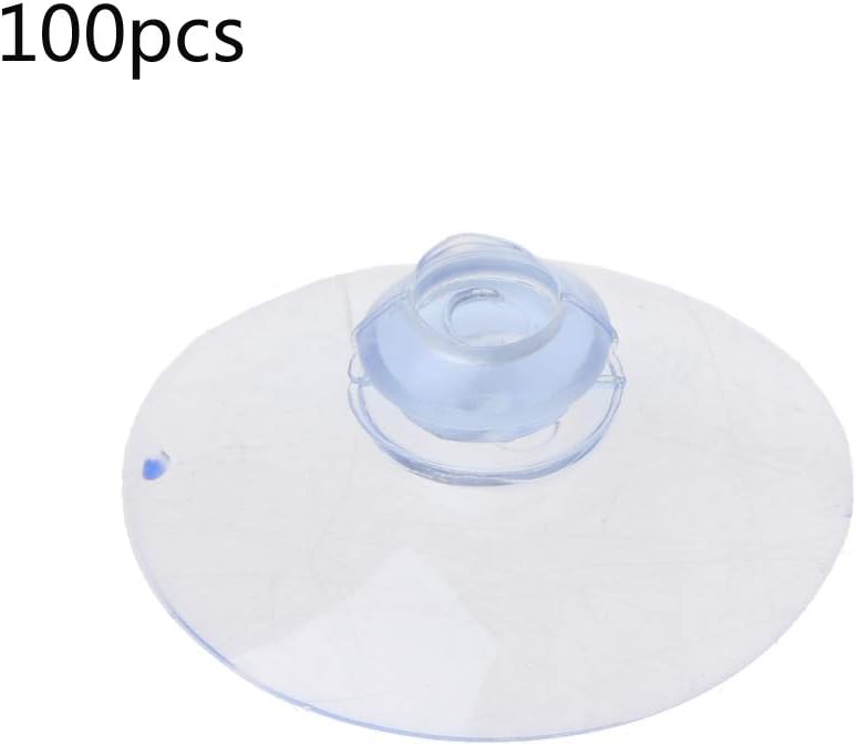 مصاصات PVC شفافة 100 قطعة لتزيين النوافذ والجدران والزجاج، مصاصات متعددة الاستخدامات - Image 5