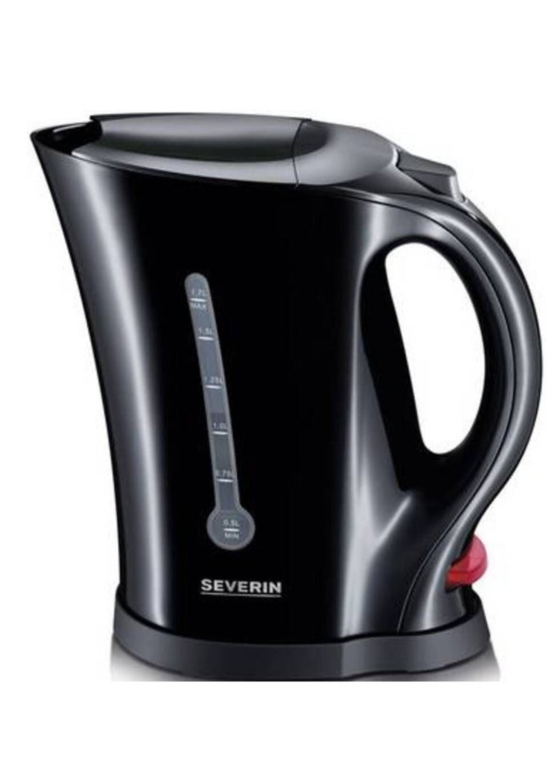Severin Electric cordless kettle 1.7 liter 2200w wk 3485 black - Image 1
