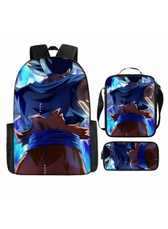 عام حقيبة الظهر المطبوعة الشائعة - مجموعة حقيبة الظهر المكونة من ثلاث قطع (يمكن استخدامها للطلاب والأطفال والأصدقاء للنزهات وتسلق الجبال وما إلى ذلك) - 104 - Image 2