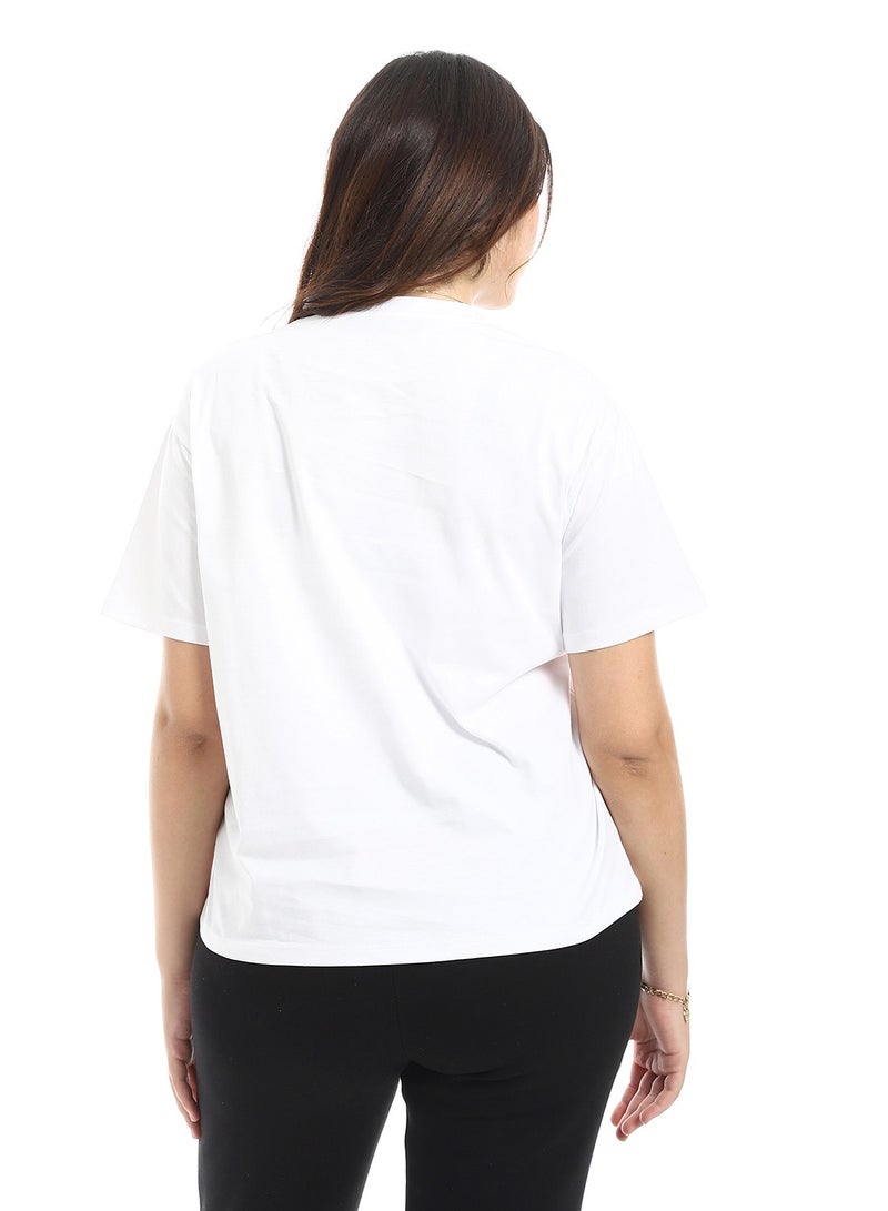 Coctail T-shirt-white-2701  - Image 3