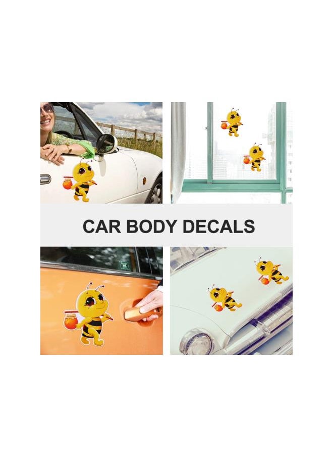 silvercnc - silvercnc 3 pcs Bees Cutouts Stickers Bulletin Board Bumblebee Cutouts Bumblebee Classroom Decor Stickers for Classroom Decorations - Image 1