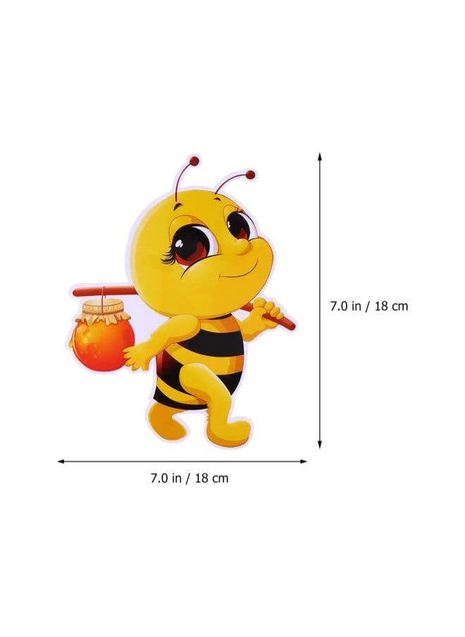 silvercnc - silvercnc 3 pcs Bees Cutouts Stickers Bulletin Board Bumblebee Cutouts Bumblebee Classroom Decor Stickers for Classroom Decorations - Image 1
