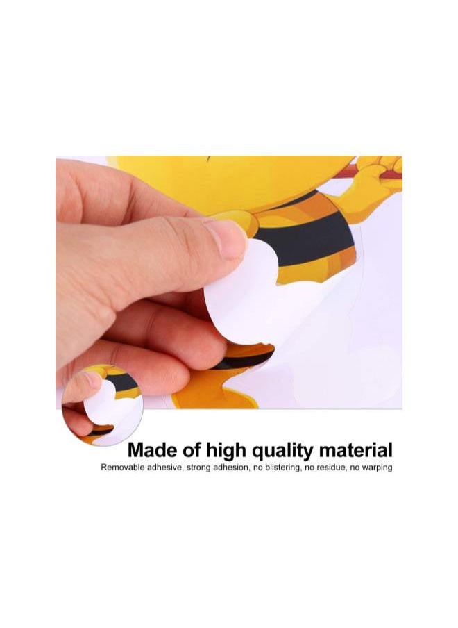 silvercnc - silvercnc 3 pcs Bees Cutouts Stickers Bulletin Board Bumblebee Cutouts Bumblebee Classroom Decor Stickers for Classroom Decorations - Image 1