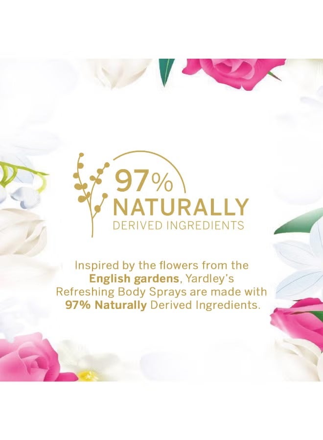 Yardley English Rose Refreshing Body Spray 150ml - Image 4
