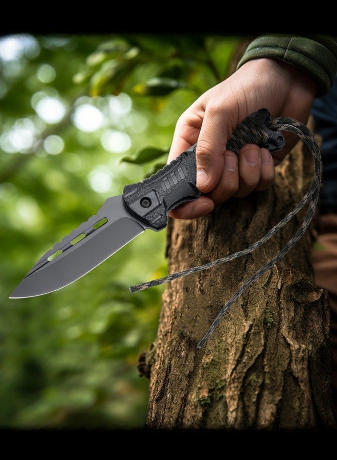 Browning Stainless Steel Outdoor Tactical Folding Knife Portable Outdoor Camping Vehicle Survival Knife  - Image 5