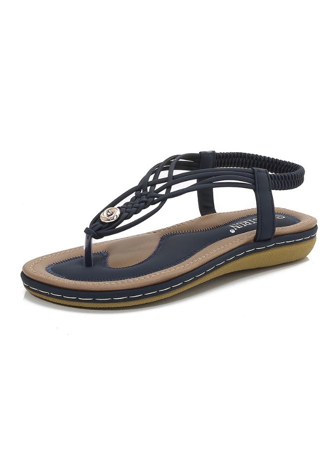 NIBEMINENT Women Shoes Comfort Sandals Summer Flip Flops High Quality Flat Sandals  - Image 1