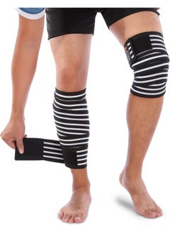Yosoo Knee Wraps Patella Brace Support Thigh Leg Straps Calf Compression Protector Sleeve for Women Men Gym Workout Weightlifting Running Basketball Outdoors Sports
